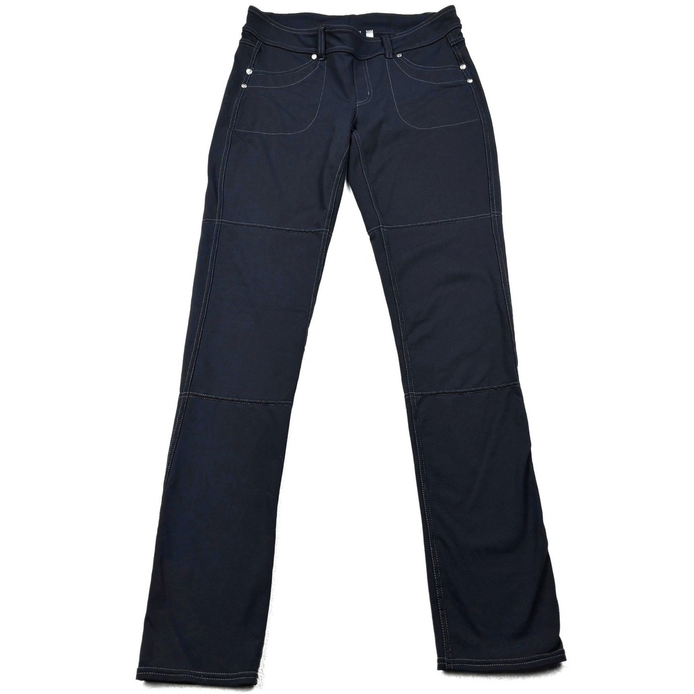 Athleta Womens Medium Tall Metro Skinny Pants Black Supplex Stretch Hiking MT